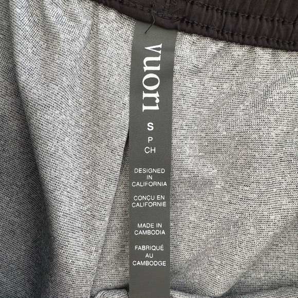 Vuori Mens Kore Short Lined 5 Inch Brand New With Tags Black Tonal Size Small - Picture 10 of 15